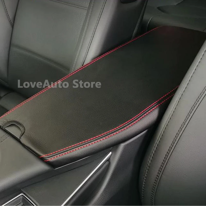 For Toyota Avalon 2019 2020 2021 Central Armrest Box Protective Leather Cover Interior Decorative Leather Pad Accessories