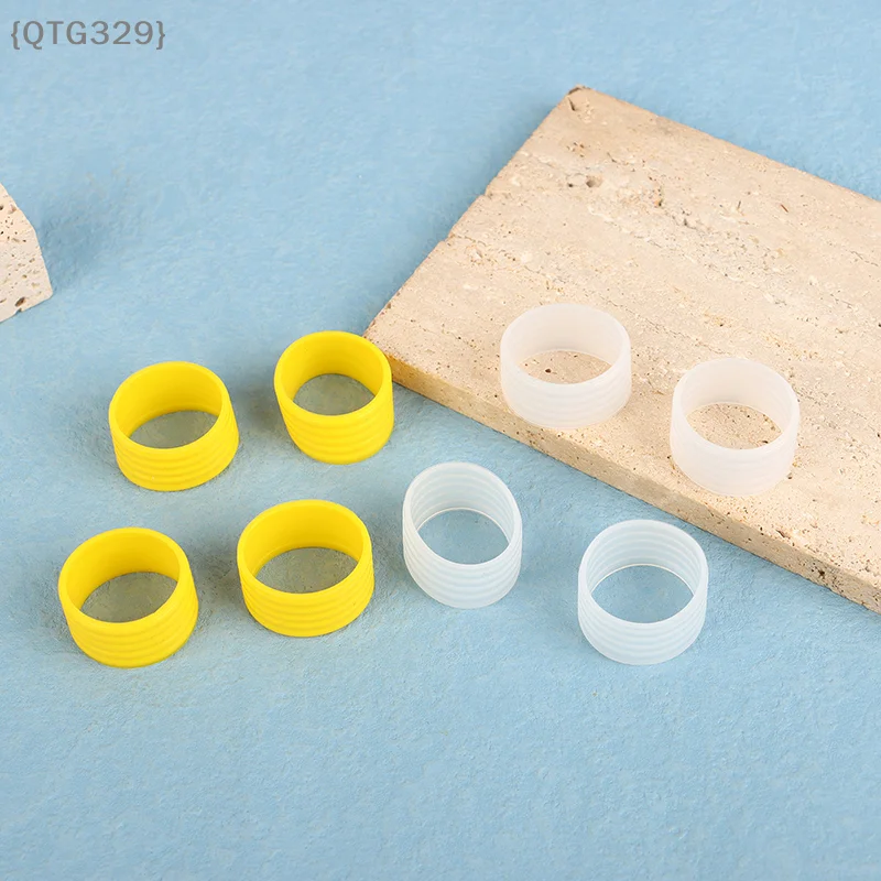

【Ja】4Pcs Tennis Racket Grip Sealing Ring Set - Rubber/Silicone Non-Slip Handle Rings for Racket