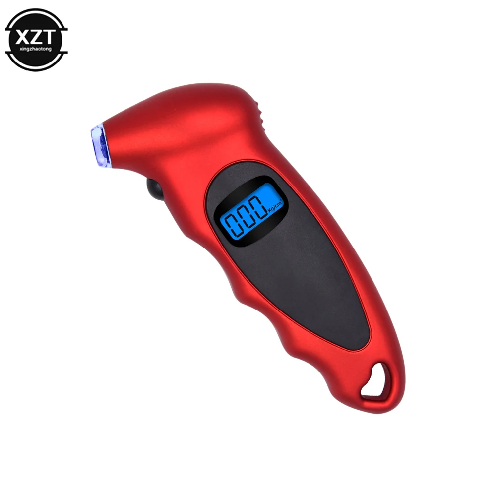 Portable Car Digital LCD Tyre Tire Air Pressure Gauge Tester Tool Car Safety Tool Handheld Tyre Gauge Backlight High Precision