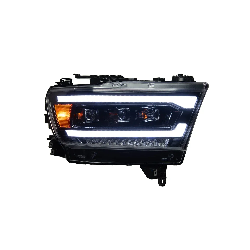 

Автомобильные фары 2019-2023 для Dodge Ram 1500 2500 3500 4000 4500: Обновленный комплект бифокальных линз для фар, 100W LED аксессуары