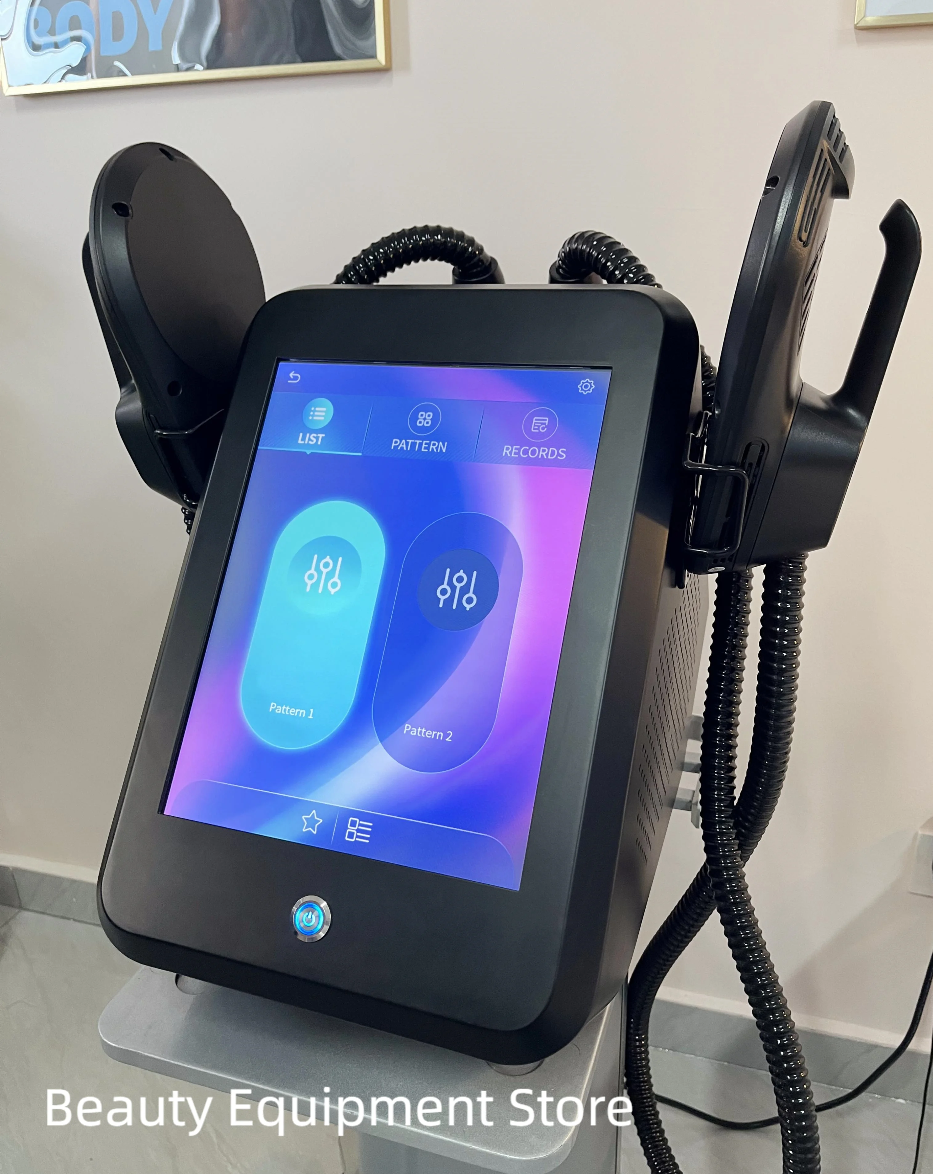 Myoslim EMS Hiemt Spier Stimulator Lichaamsvormende Machine 2 Handgrepen Bekkenbodem EMS Lichaamsbehandeling Schoonheid Apparaat