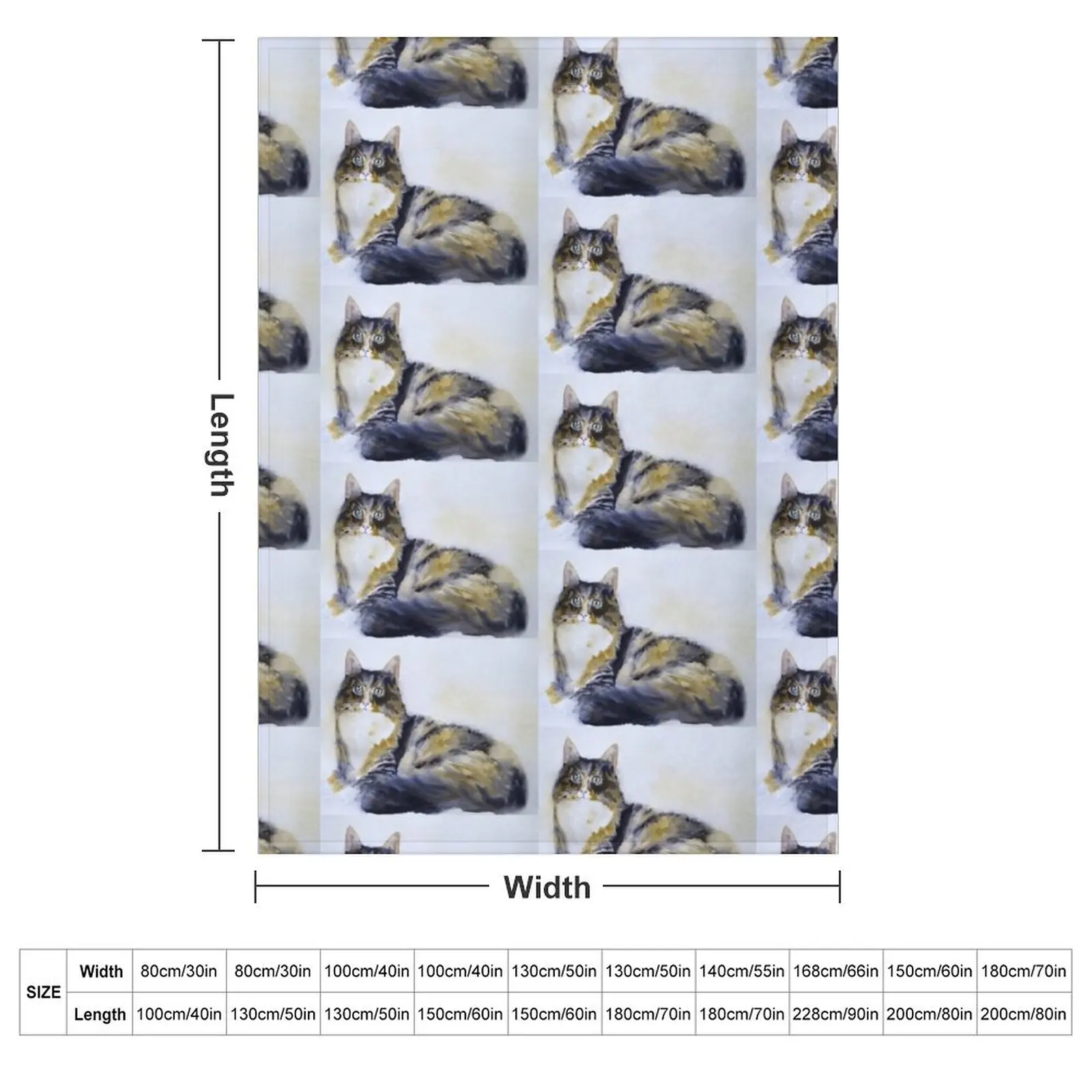 Norwegian Forest Cat Throw Blanket anime Fashion Sofas Retros Designers Blankets