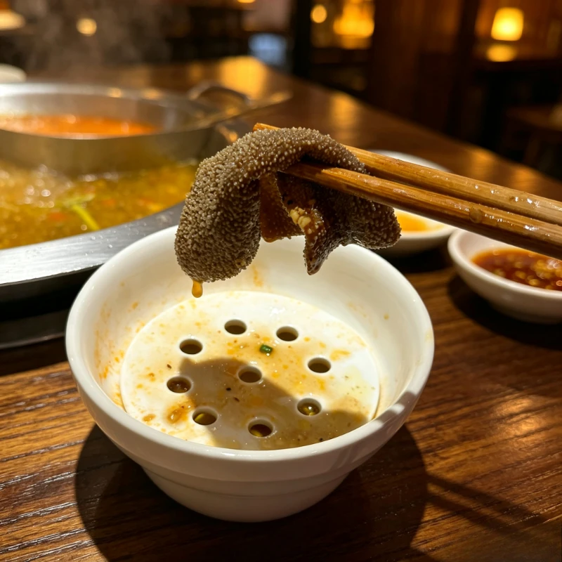 Ceramic Double Layer Oil Filter Bowl Hot Pot Dipping Bowl Household Soup Strainer Bowl Self-service Hot Pot Tableware