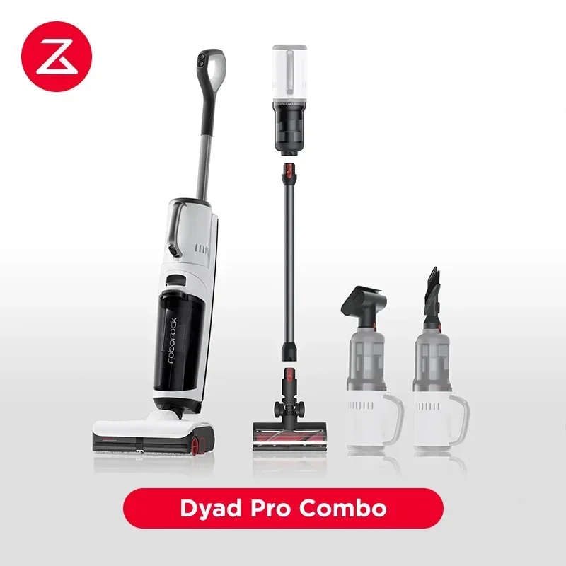 

Roborock Dyad Pro Combo 5-in-1 Wet and Dry Vacuum Cleaner 17000Pa Suction Edge Cleaning Self-Cleaning & Self-Drying App Control