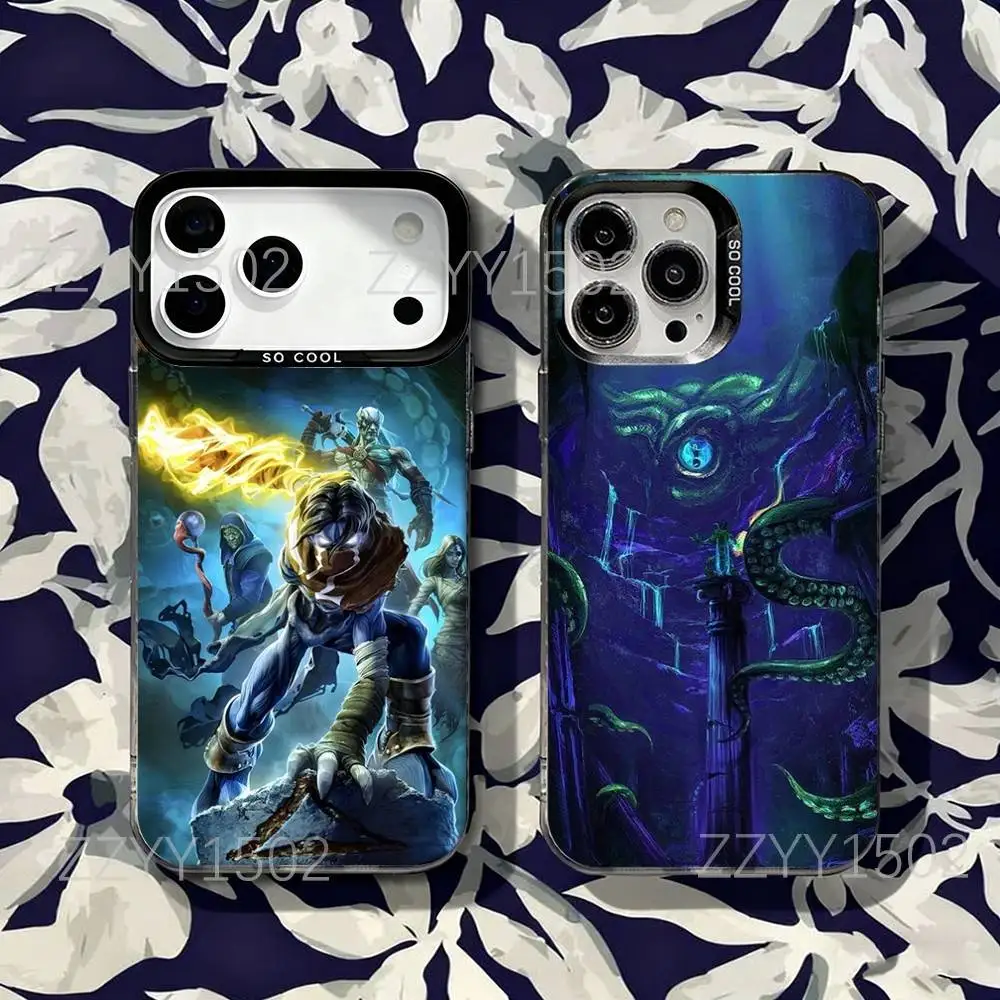 

S-Soul Reaver Raziel Game Matte Fingerprint Proof Phone Case For iPhone 17,16,15,14,13,12,X,8,Pro,Max,Plus,SE4,Air,Mini