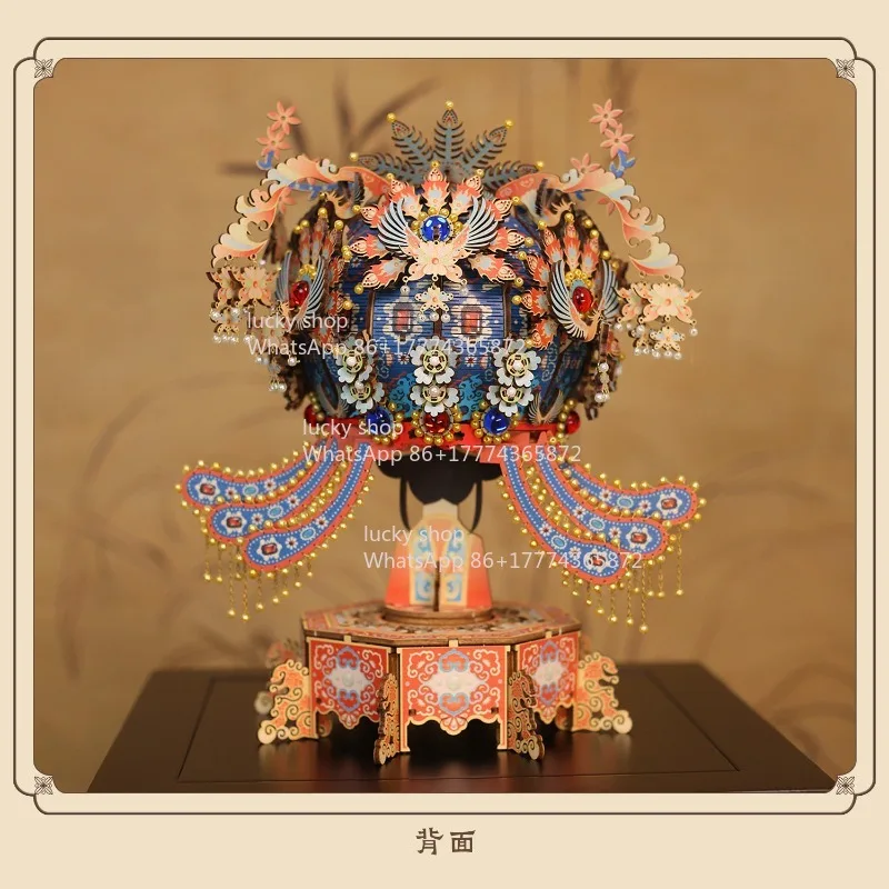 

Сборная модель ручной работы, подарок на день рождения для девушки, музыкальная шкатулка, тема «Год Лошади»