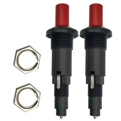 2pcs Gas Heater Outlet Piezo Plug Button Igniter Gas Heater Igniter Spark Plug For Outdoor Camping Picnic Stove Accessories