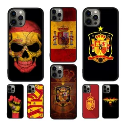 Spain Spanish Flag Phone Case For iPhone 17 Air 16 15 14 11 12 13 Pro  MAX Plus coque Cover Shell