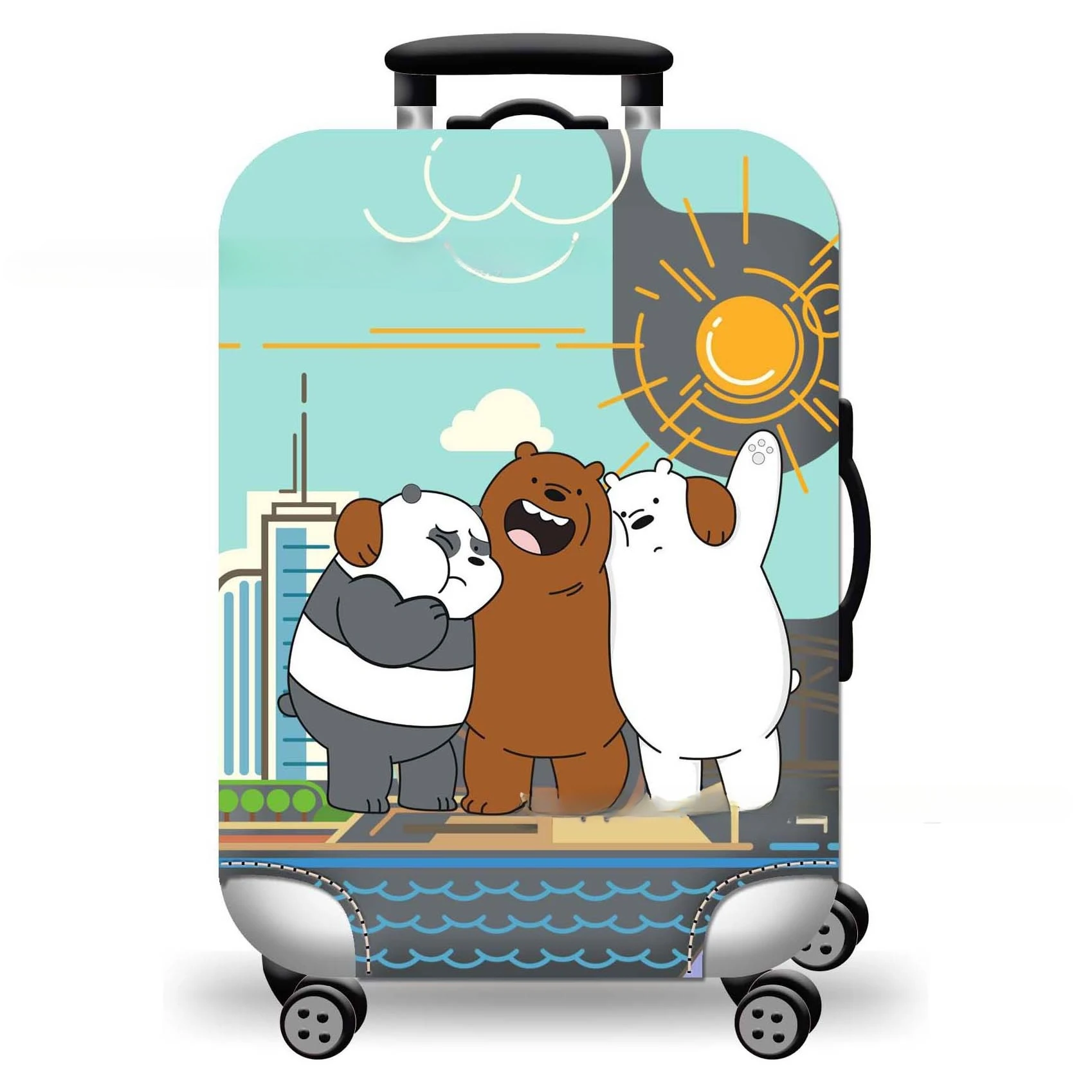 

Luggage Protective Cover, Suitcase Dust Cover, Trolley Leather Case Elastic Cover