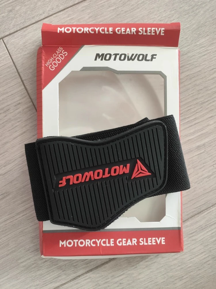 

MOTOWOLF Motorcycle Shifter Protector Pad Universal Anti-Slip Gear Shift Guard with Reinforced Toe Cover Durable Boot Cover