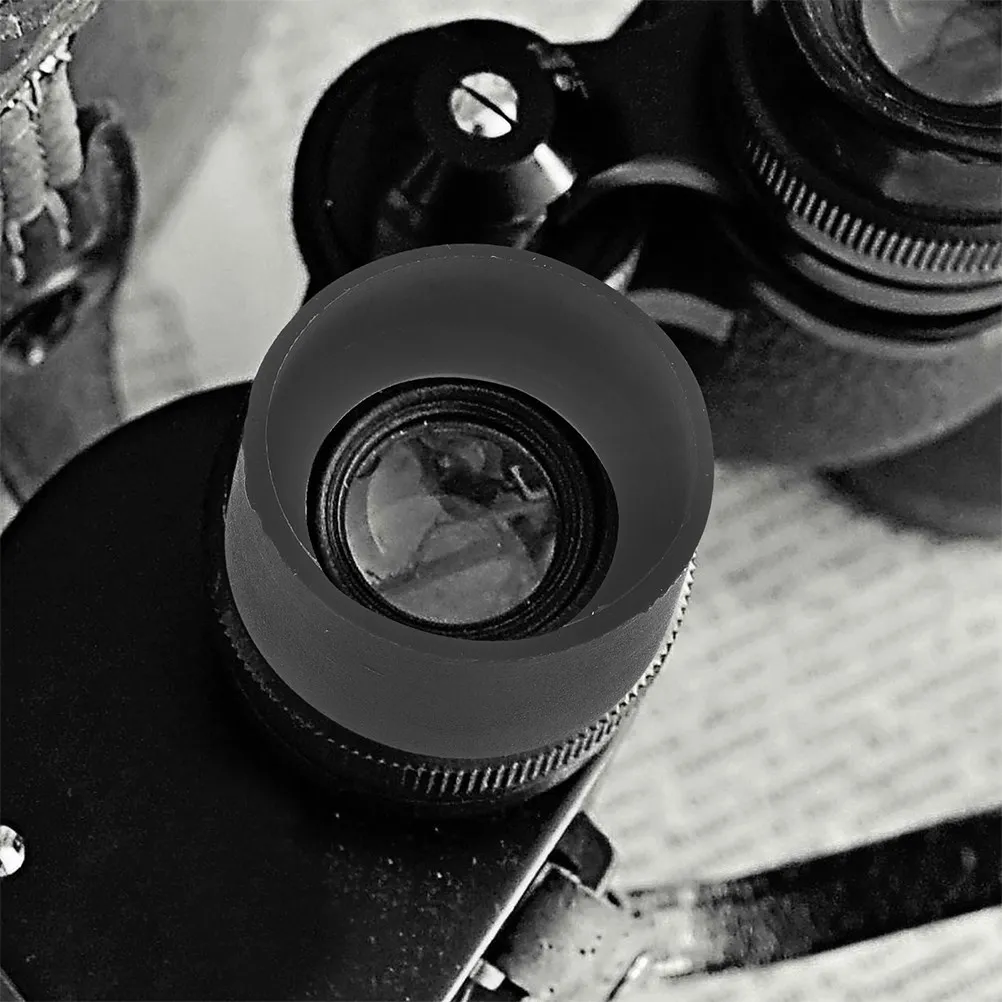 2Pcs Microscope Rubber Eyepiece Cup Eye Shields Eye Protection Comfortable Fit for 36Mm-38Mm Stereoscopic Binocular Microscope