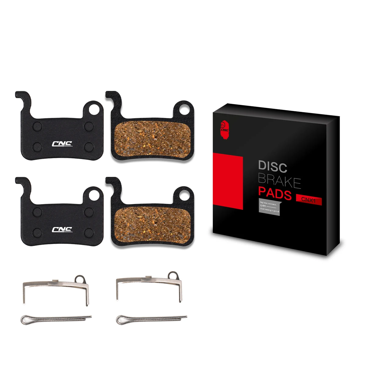 

SUNTNUR Semi-Metal Bike Disc Brake Pads For SHIMANO DEORE XT M765 XTR M965 LX M585 SLX HONE M601 Alfine S500 Saint M800 2 Pairs