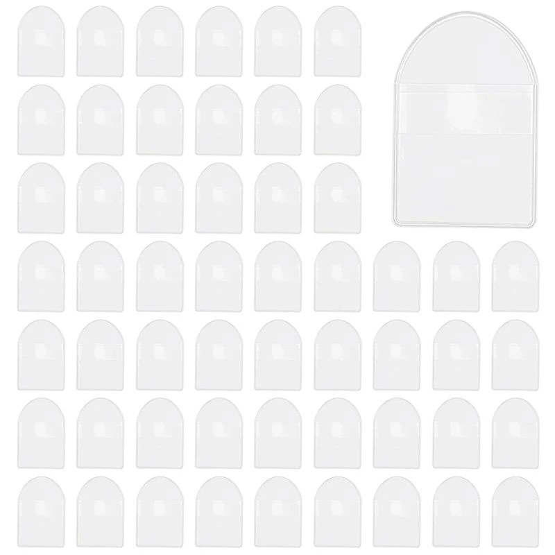 TEXU 600 Pack 2Inch Single Pocket Coin Sleeves, Plastic Coin Collection Supplies Transparent Holders Protector Clear Bags