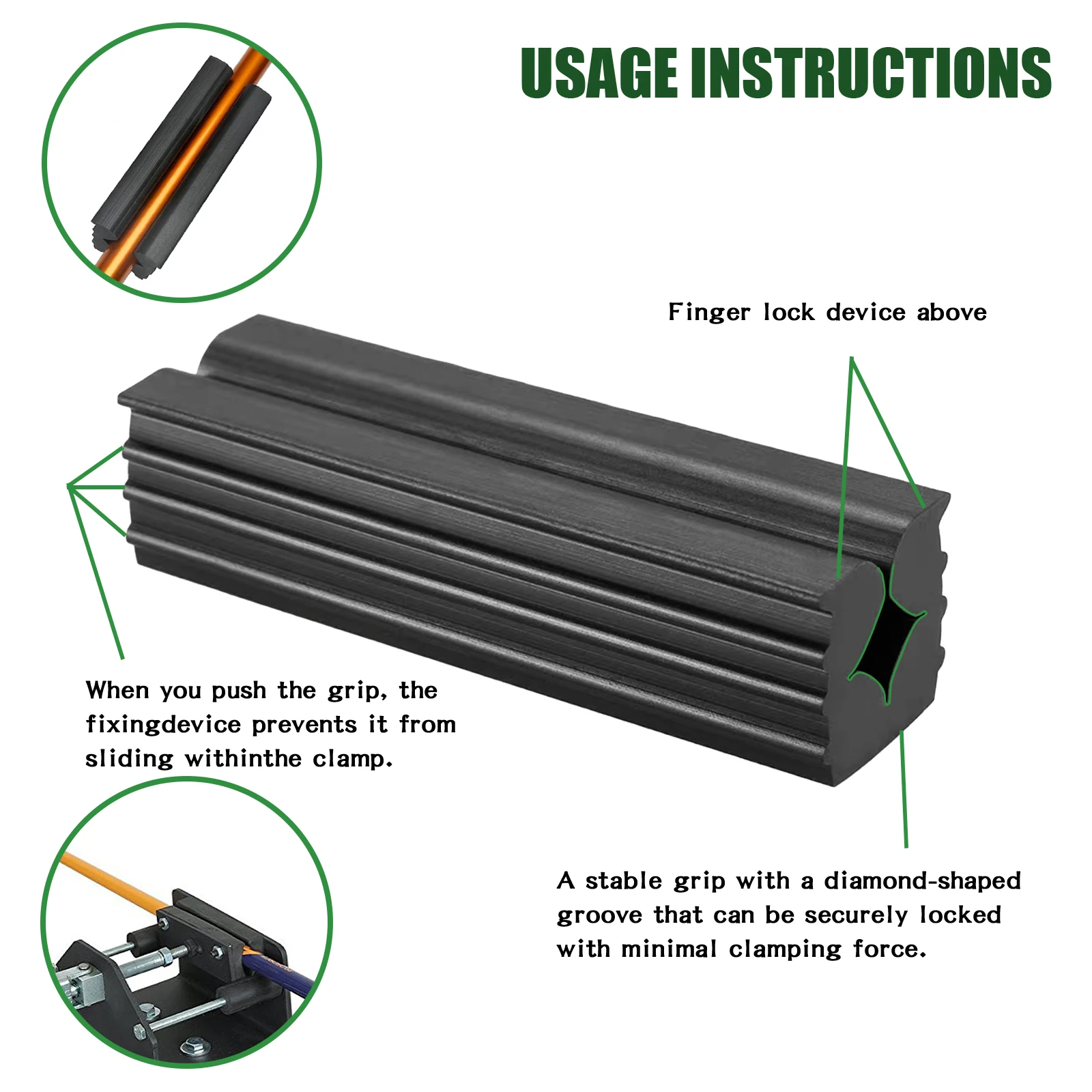 أداة بديلة لمقبض نادي الجولف وحامل تركيبات مضاد للانزلاق وإكسسوارات الجولف