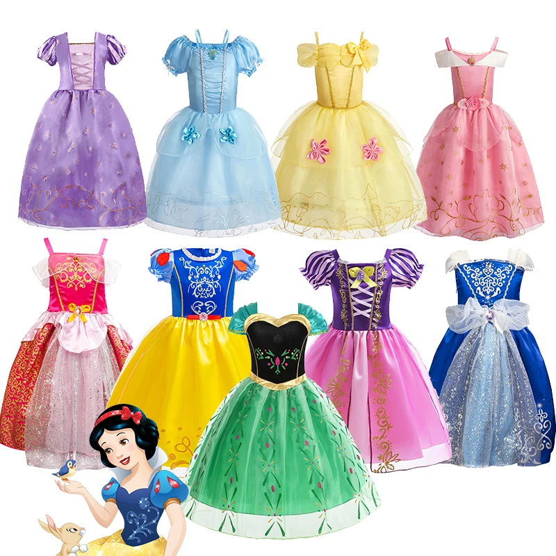 Mädchen Prinzessin Kostüm Kinder Party Halloween Cosplay Vestidos Weihnachten Geburtstag Karneval Dress Up Rapunzel Disguise Kleid