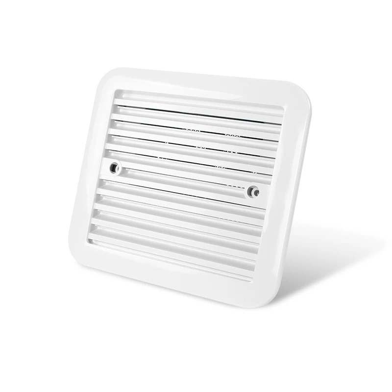 RV Accessories 12V 2.4W RV Side Vent Fan White One-Way Silent Wind Air Vent Cooling Vent for Caravan Motorhome Camper RV Parts
