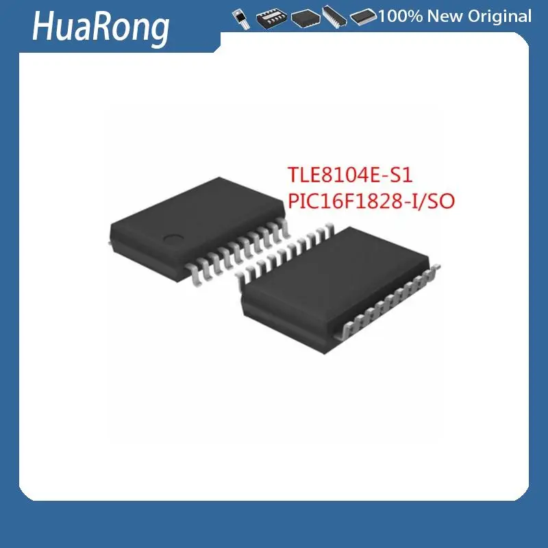 

5 шт./лот TLE8104E TLE8104ES1 TLE8104 TLE8104E-S1 PIC16F1828-I/SO SOP20