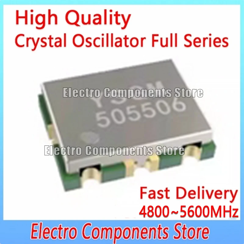 YSGM505506 4800~5600MHz VCO Voltage Controlled Oscillator 7mm*9mm*2mm Communication Interference ISM Application 5.2GHz