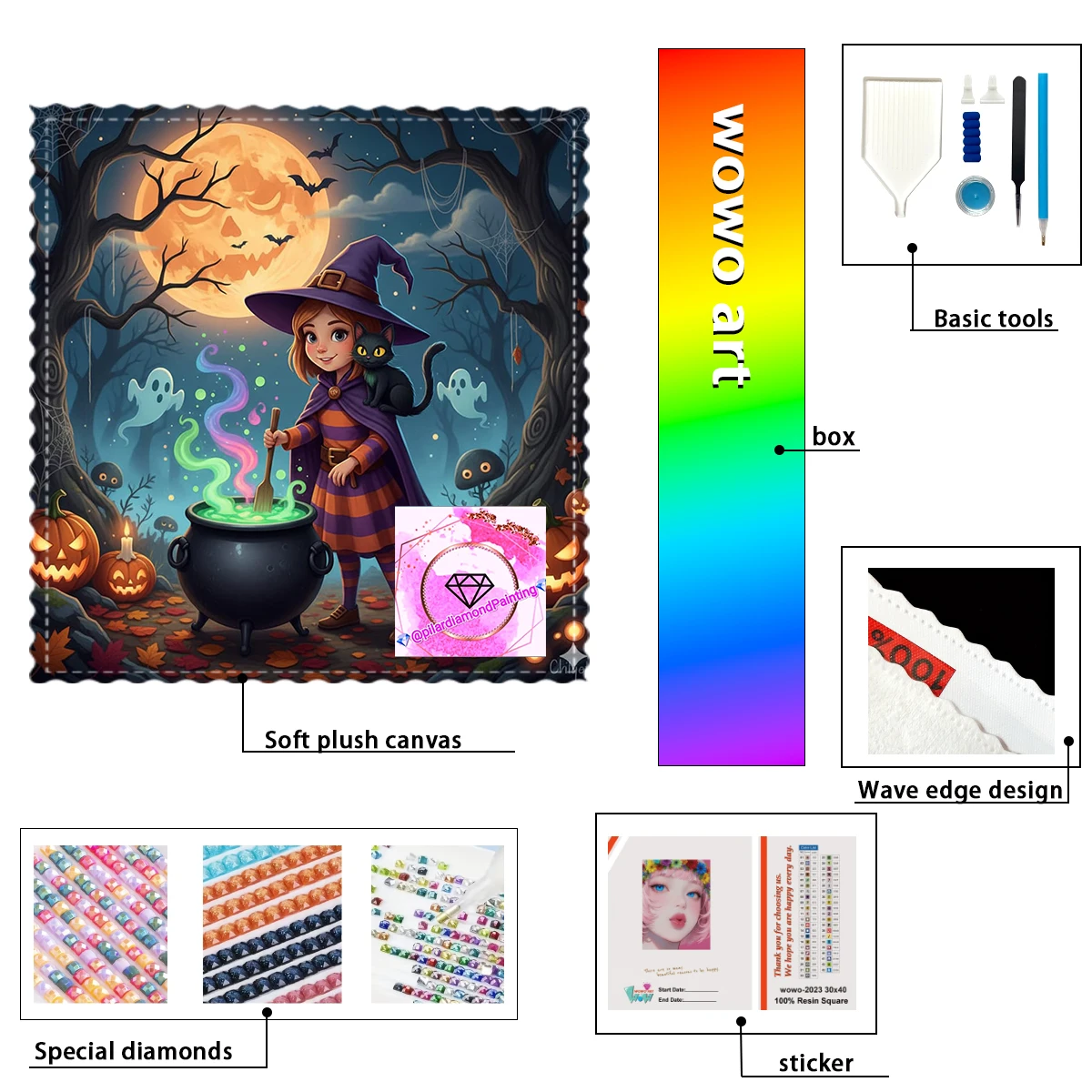 

【pilar Diamond Art】Девушка, кипятящая лекарство в большой кастрюле, 100% набор для вышивания стразами, идеальное произведение, стоящее того, чтобы приобрести.