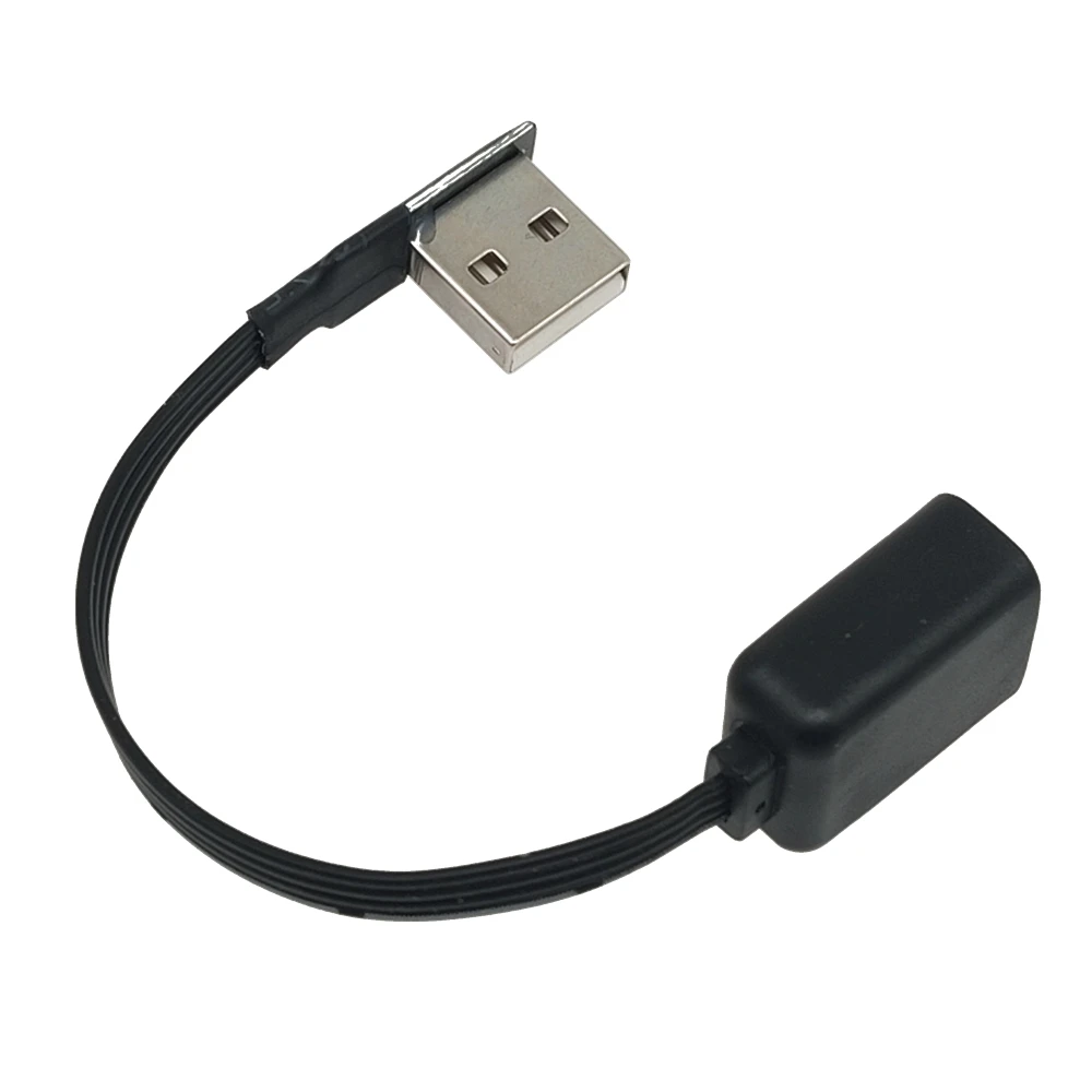 USB ultra short and ultra-thin suitable for Lexus ES ultra flat elbow data cable can be hidden typeCar PIay flat cable 0.1M 0.2M