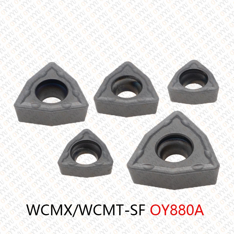 OYYU Stainless Steel CNC WCMX WCMT WCMX030208 040208 050308 WCMX06T308 080412 SF OY880A For Steel U Drill Fast Carbide iInsert