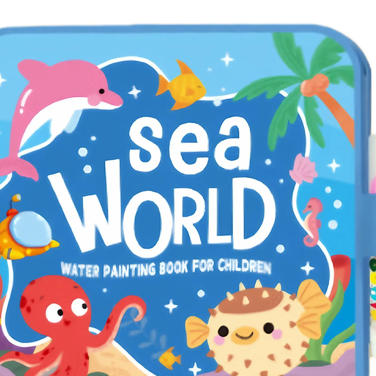 Fai da te Doodle Libro da disegno ad acqua Libri da colorare con penna Regalo di compleanno e festa per bambini che imparano giocattoli educativi Montessori