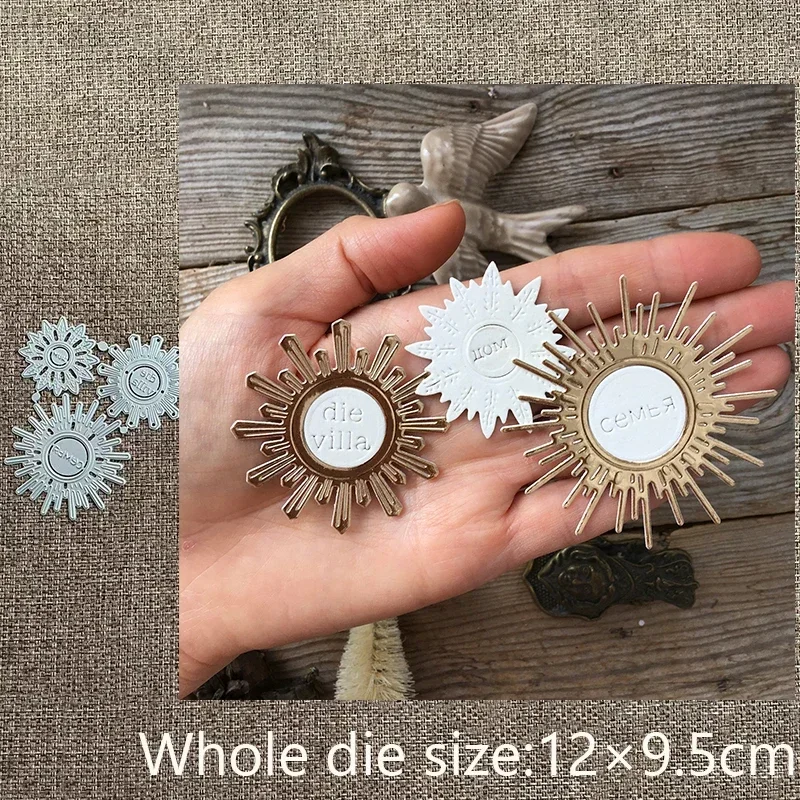 

New Design Craft Metal stencil mold Cutting Die letter flash ring decoration scrapbook die cuts Album Paper Card Craft Embossing