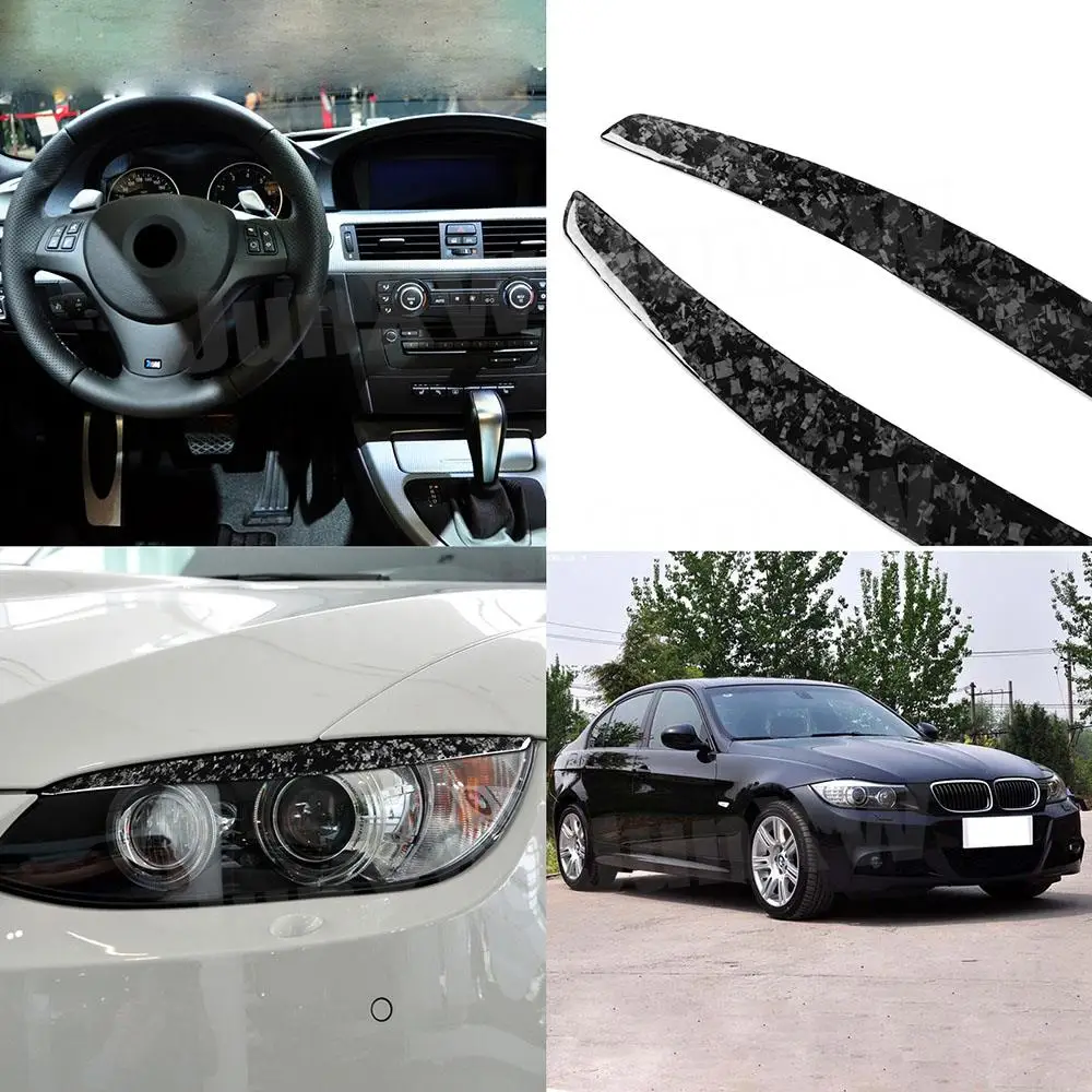 

Carbon Fiber Front Lamp Eyebrow Headlight Covers for BMW 3 Series E92 E93 M3 Coupe 2006-2012 Car Styling