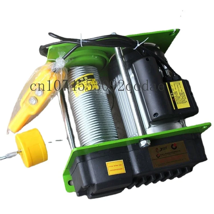 

Wire rope electric hoist 220V micro electric winch 400 - 1000KG 30 - 100m