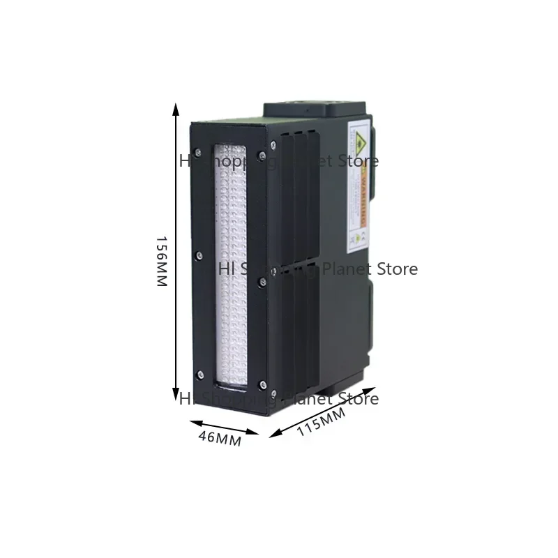 12020 Air Cooled LED UV Curing Lamp For UV Screen Printing PET PP Material LEDUV Ink Drying Compatible With G5 G6 Double Row Pri