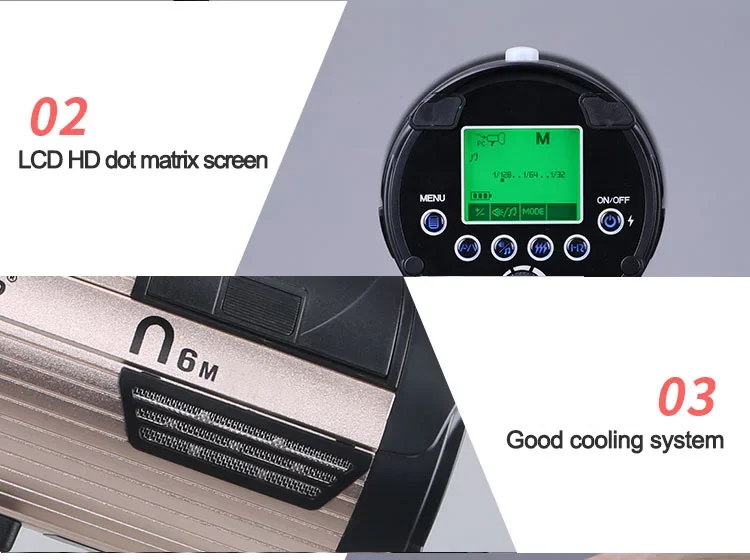 

NEW NiceFoto 600ws TTL Wireless Battery Powered Flash Photography Lighting Kit Studio HSS 1/8000s for Nikon and Canon