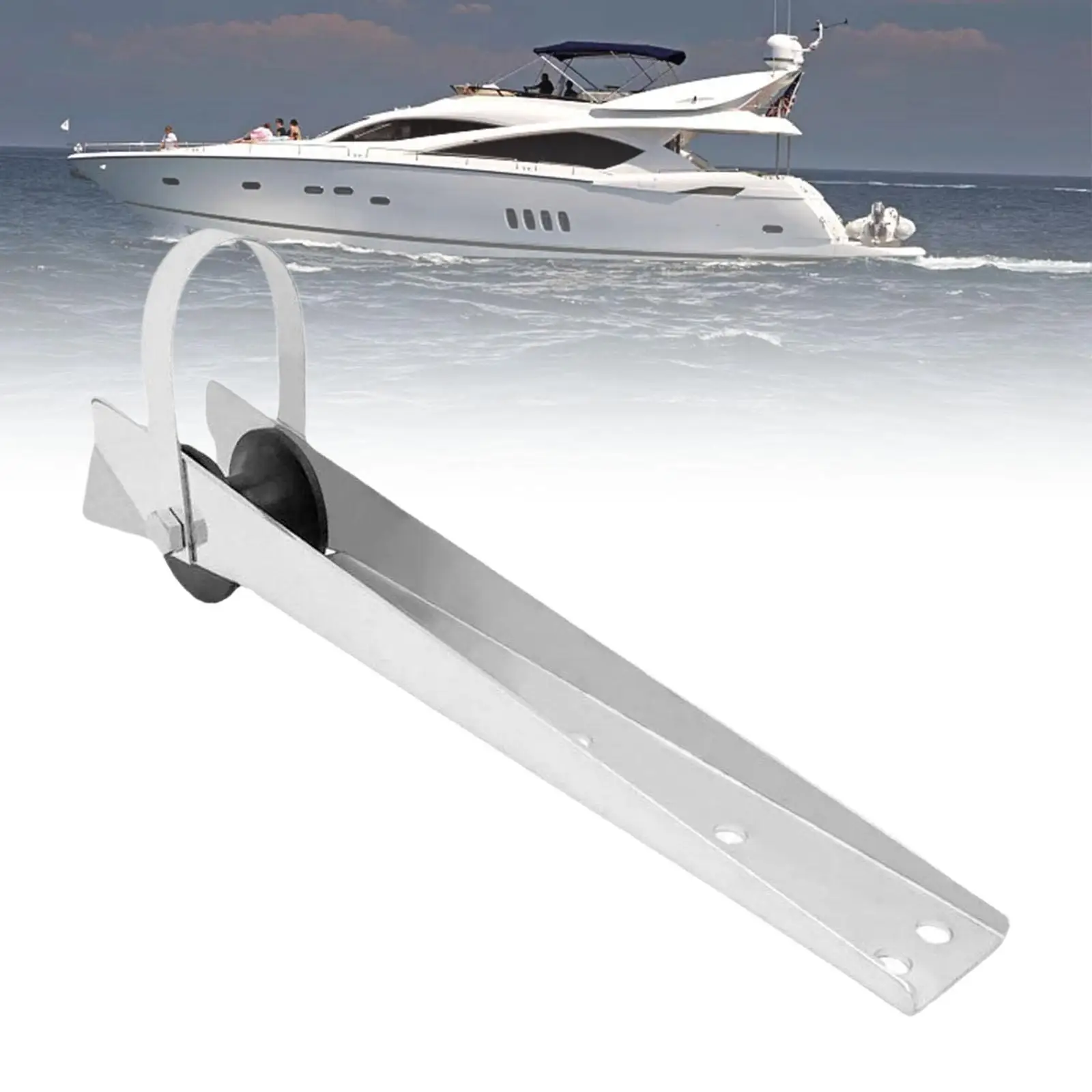 

Морской луковой ролик, легко устанавливаемый 15-дюймовый Якорный Ролик из нержавеющей стали для лодки