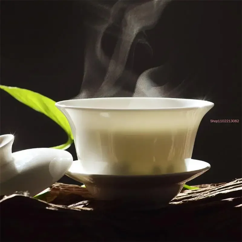 150ML, Fine Bone China Chinese Tea Pot, Tea Gaiwan Porclean, Yixing Chinese Tea Pot, Ceramic Kungfu Tea, Antique Chinese Pots
