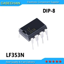 10PCS LF353N LF353 DIP-8 JFET-INPUT DUAL OPERATIONAL AMPLIFIER
