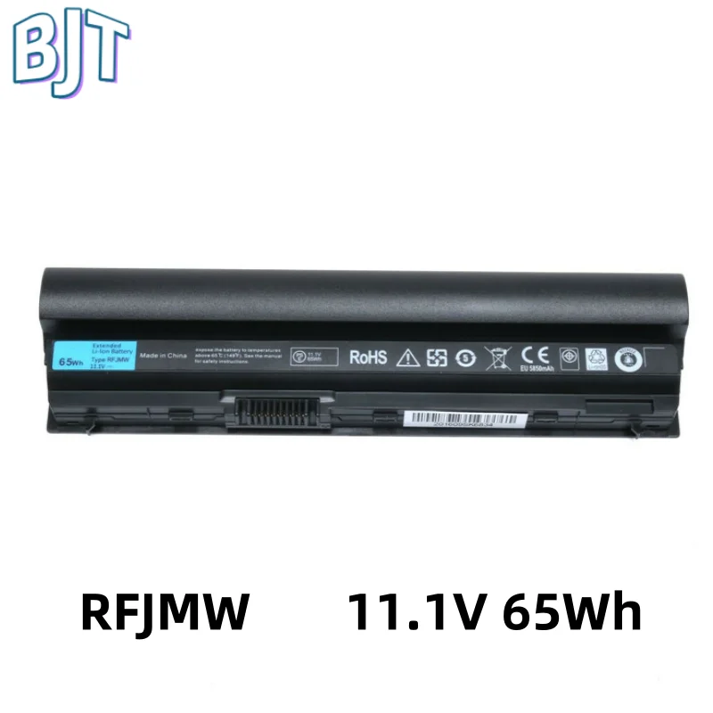 

65Wh 11.1V Laptop Battery RFJMW For Dell Latitude E6320 E6330 E6220 E6230 E6120 E6430S FRR0G FRROG KJ321 K4CP5 J79X4 RXJR6 7FF1K