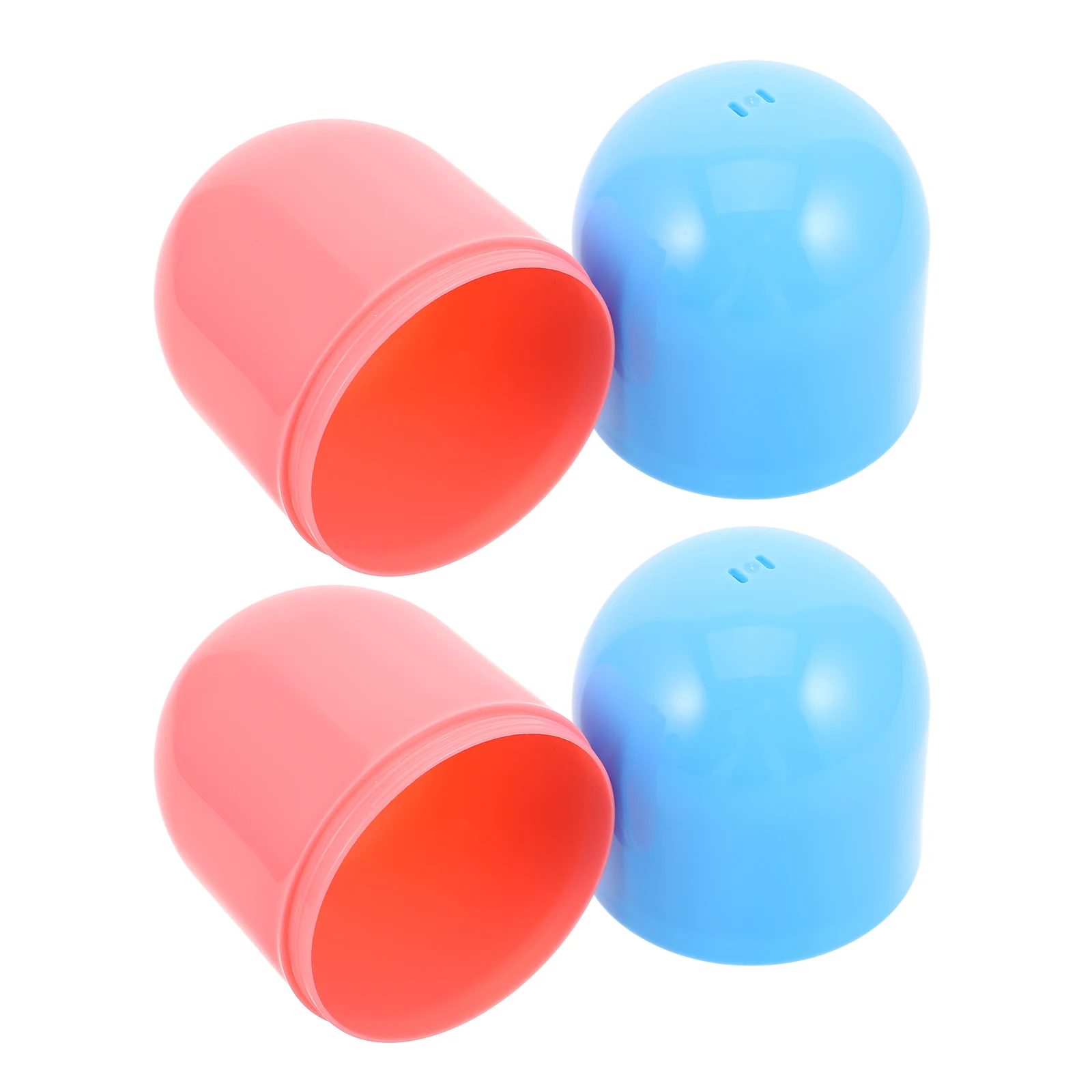 

2pcs 9X18Cm Egg-Shaped Plastic Capsules Design Memory Keepsake Storage Box For Wedding Graduation Birthday Party