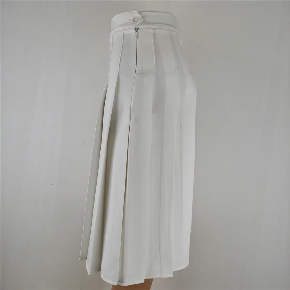 58cm Long Skirts for Women Long Pleated Skirt Korean Fashion Clothing Black White Plus Size Skirt Cosplay HarajukuY2k Clothes