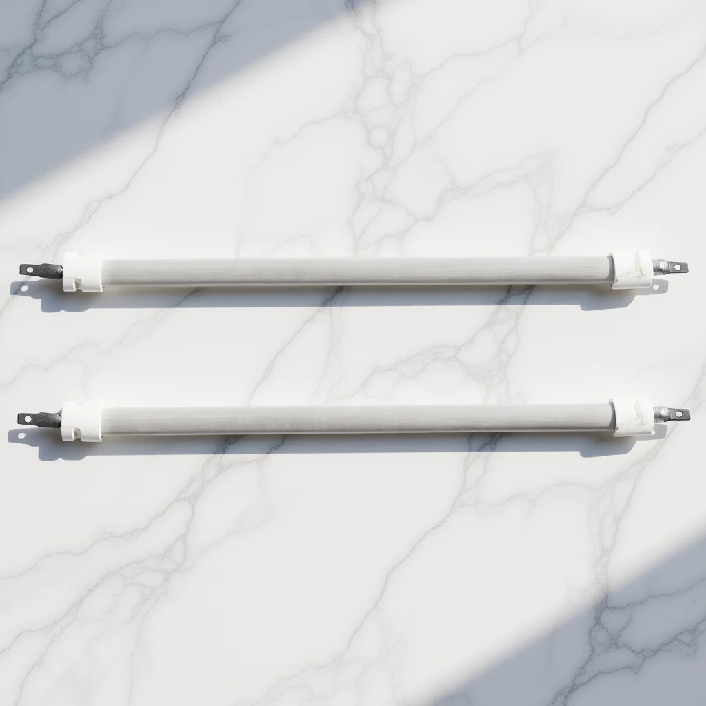 

2Pcs Electric Patio Heater Replacement Bulb Quartz Tube Heating Element for Fast Uniform Heat High Reliability Long Service Life