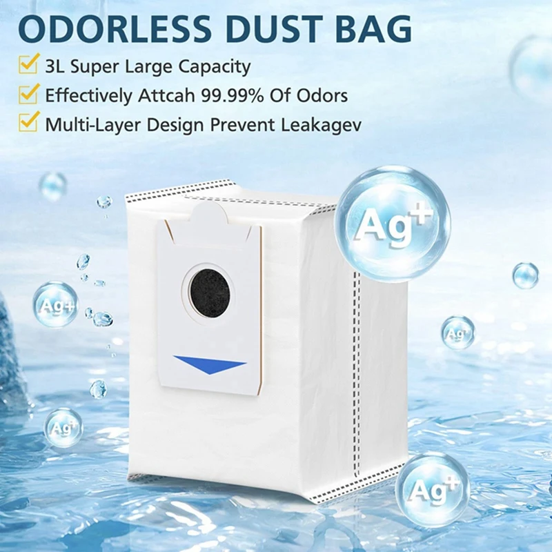 Para ecovacs vassoura x5 pro escova lateral principal pano de prato saco pó filtro aspirador acessórios