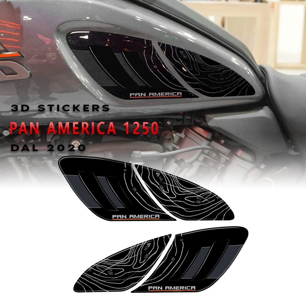 

3D Sticker Protector Decoration Stickers Frontal fork protection kit For PAN AMERICA 1250 PA1250 PANAMERICA1250 2020 2022