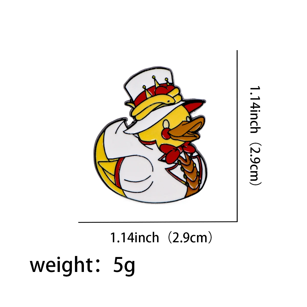 Funny Duck Enamel Pin Brooches for Women Men Lapel Pins Badges on Backpack Cosplay Accessories Cartoon Jewelry Toys Gift