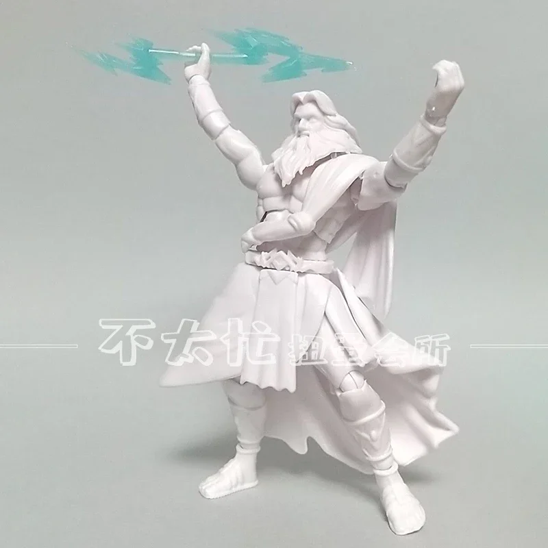 Original Kawaii Capsule Toys Spirits Gashapon Figure Cute Gacha Joints Movable Greek God Zeus Figurine Anime Kids Gift