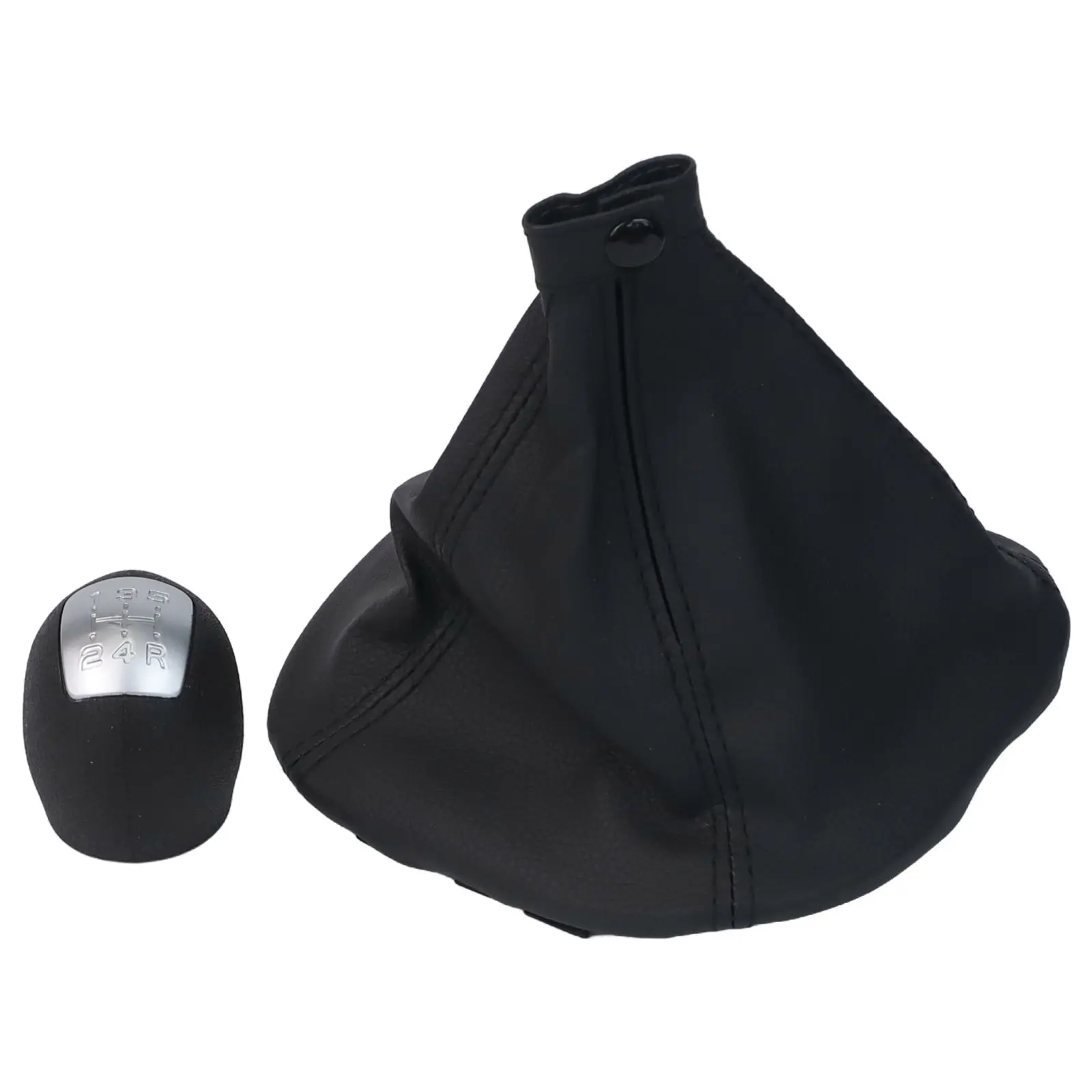 

5 Speed Gear Shift Knob Knob Gaiter Boot Cover 5 6-Speed Functionality High-Quality Plastic PU Leather Material