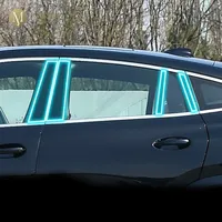 For BMW G06 X6 2019-2022 Car Exterior PPF transparent Paint protective film TPU Anti scratch BC Window pillar strip film refit