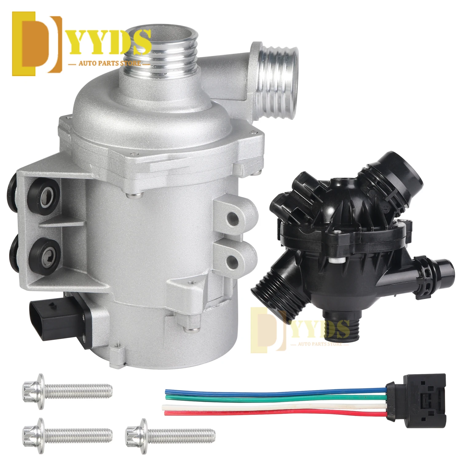 

11537536655 NEW Electric Water Pump/Thermostat Kit For BMW E60 N52 E61 E81 E87 E90 E91 X1 X3 X5 335i 325i 330i 525i 11517586925