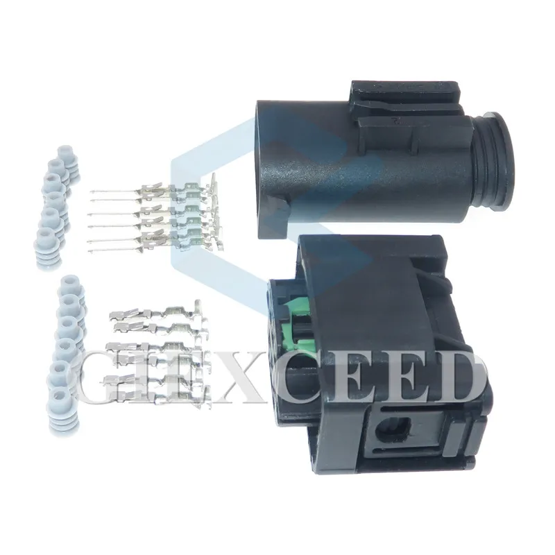 6 Pin 1-967616-1 7M0 973 119 Female Male Accelerator Pedal Plug For BENZ BMW Throttle Valve Sensor Socket AC Assembly Connector