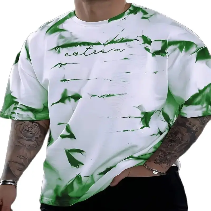 

Fashion Hot Selling Classic Retro Creativity Men T-shirt Summer New Trend Casual 3D Printed Round Neck Short Sleeve Tees Tops