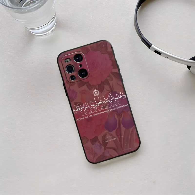 Lyrics Quotes Islamic Quotes Phone Case For OPPO One Pro Plus 11 8 6 9 7 Find X3 Neo Reno 8 6 Pro 7 X5 A57 A54 A55 A74 Coque