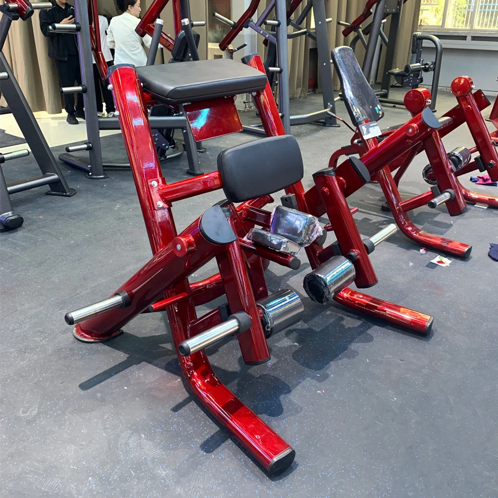TZ-8311 Commercial Strength Training Gym Fitness Plate Loaded Iso Lateral Kneeling Leg Curl Machine for Leg Exercise
