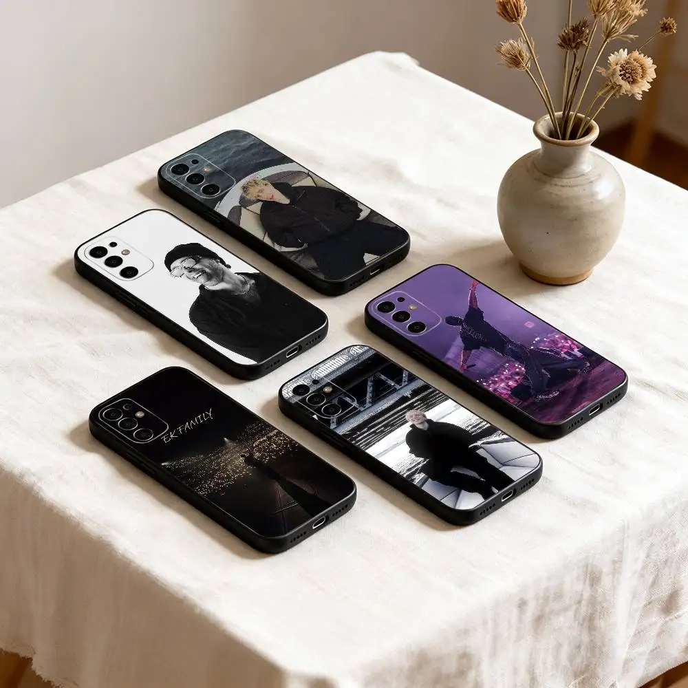 

E-Egor K-creed Russian RAP style Phone Case For Samsung S25,S24,S21,S22,S23,S30,Ultra,S20,Plus,Fe,Lite,Note,10,Black Cover